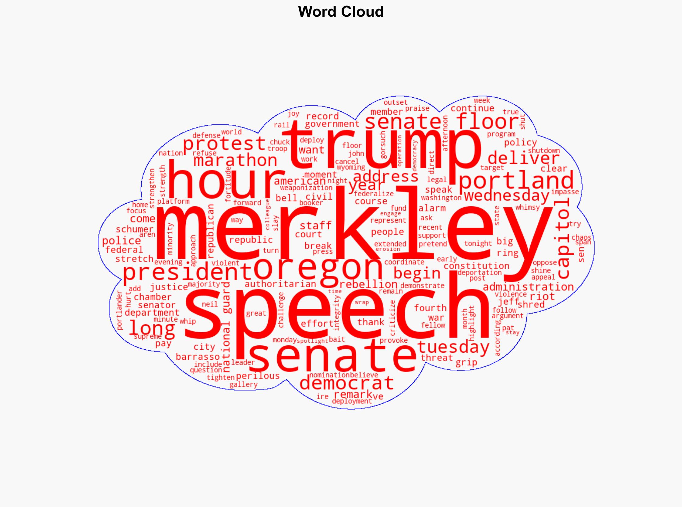 Sen Jeff Merkley delivers marathon speech protesting Trump's policies - CBS News - Image 1