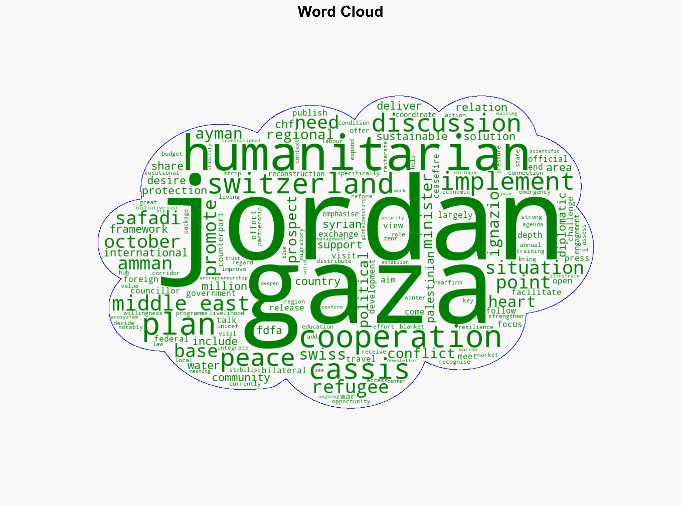 Situation in Gaza at heart of discussions between Ignazio Cassis and Ayman Safadi in Amman - Globalsecurity.org - Image 1