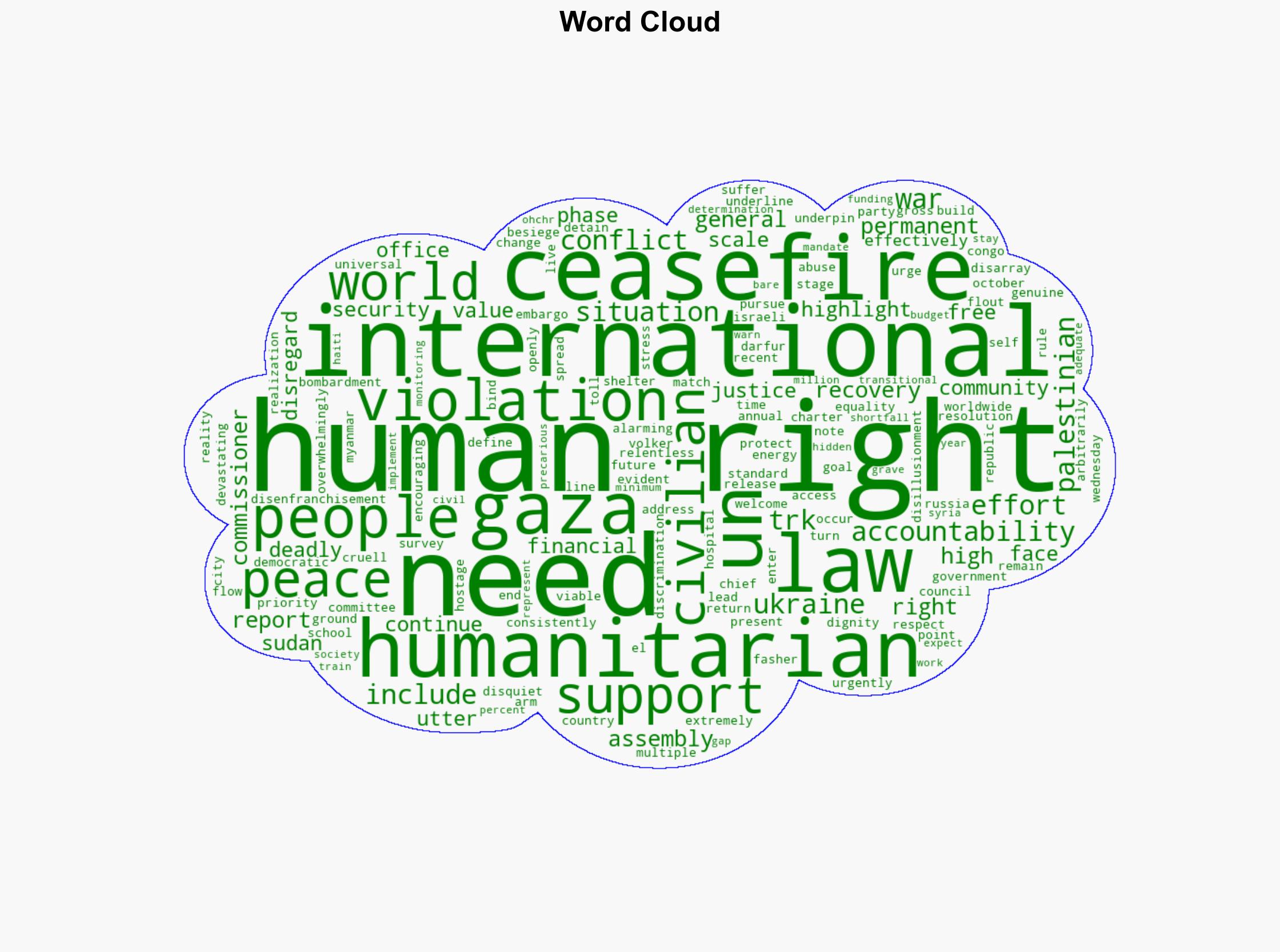 UN rights chief underlines need for a permanent ceasefire and accountability in Gaza - Globalsecurity.org - Image 1