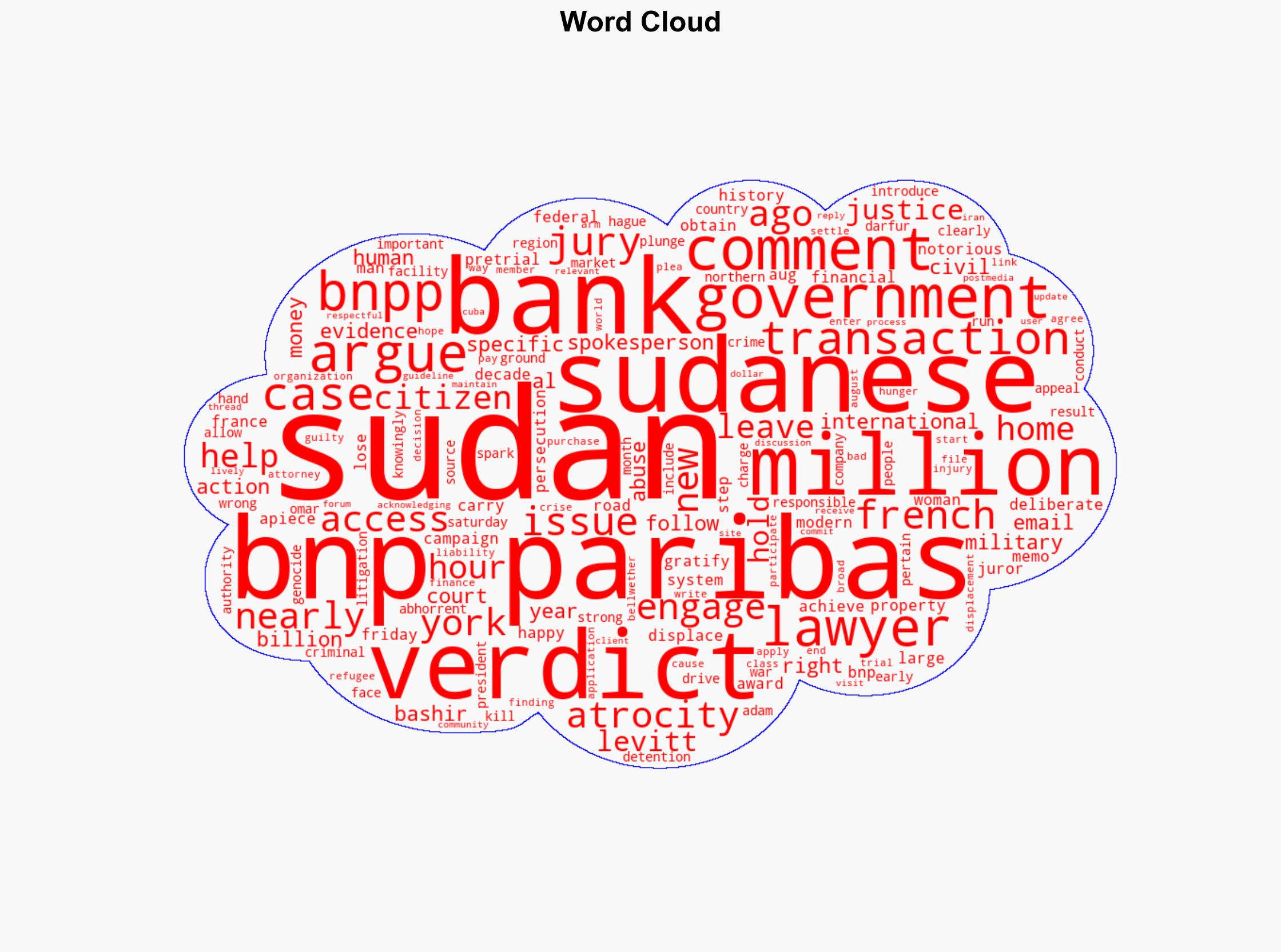 US jury issues 20M verdict against French bank BNP Paribas over Sudanese atrocities - Financial Post - Image 1