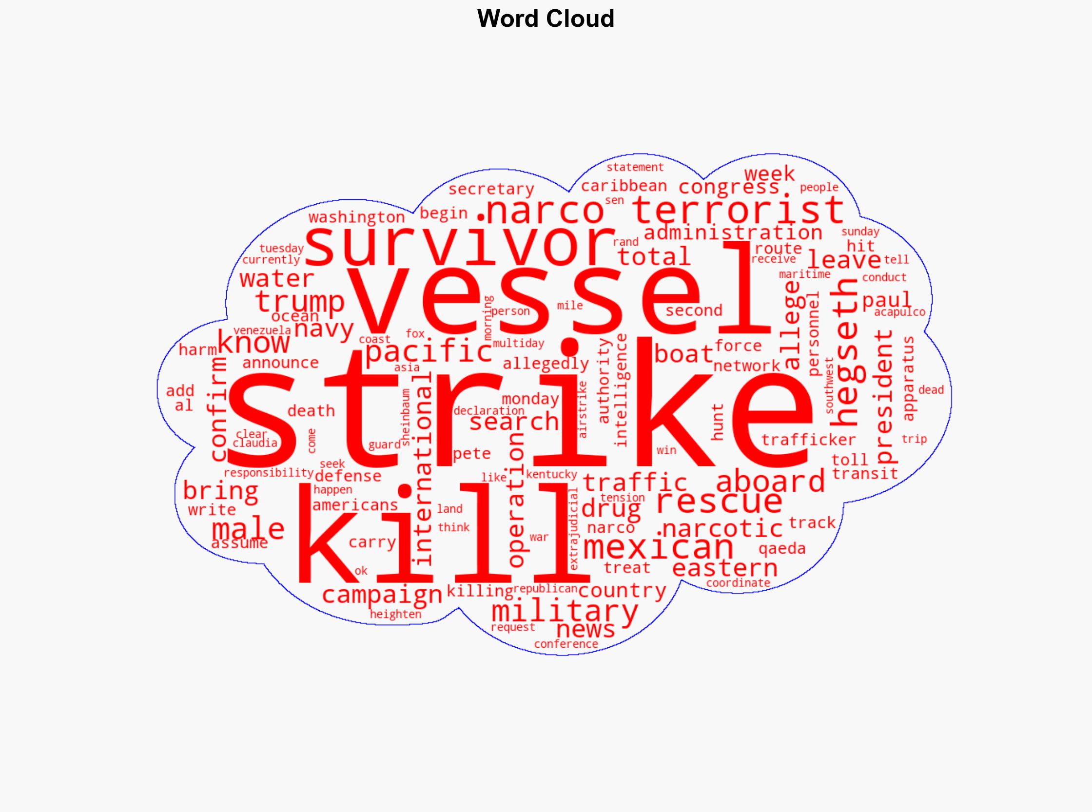 US strikes 4 more alleged drug boats in Pacific killing 14 - CBS News - Image 1