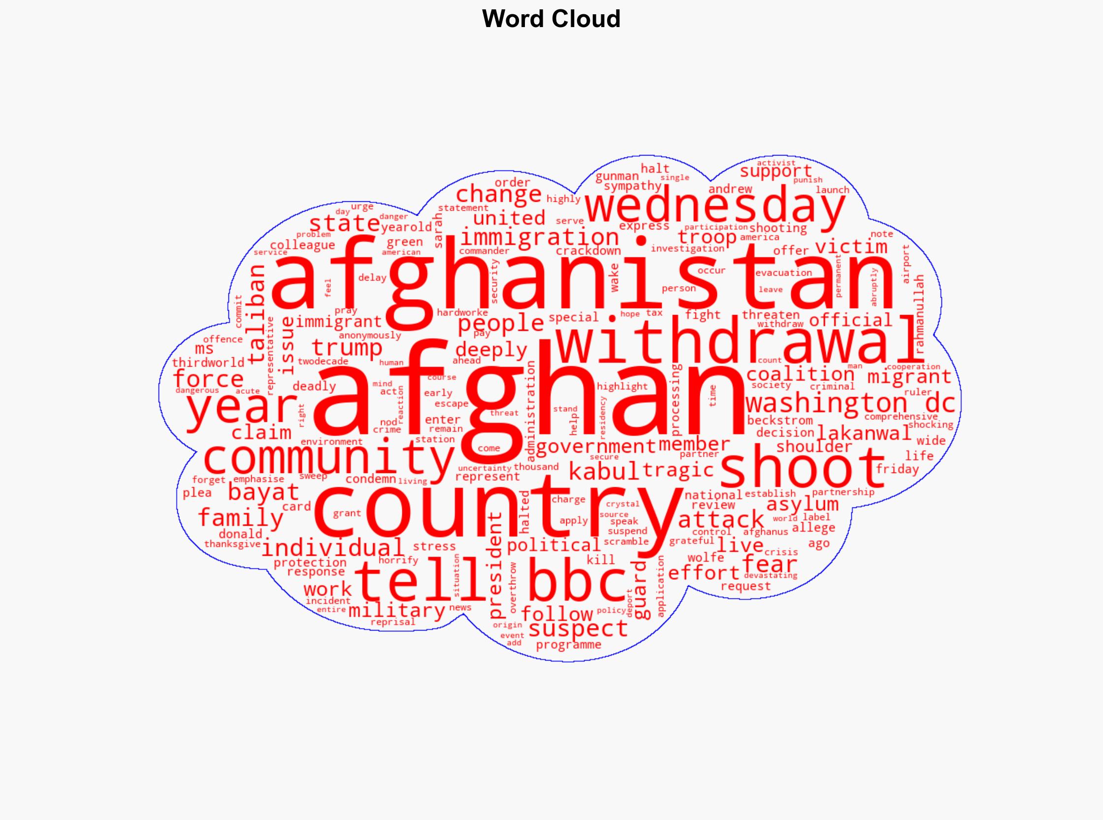 Afghans in US issue plea to Trump after Washington DC shooting - Image 1