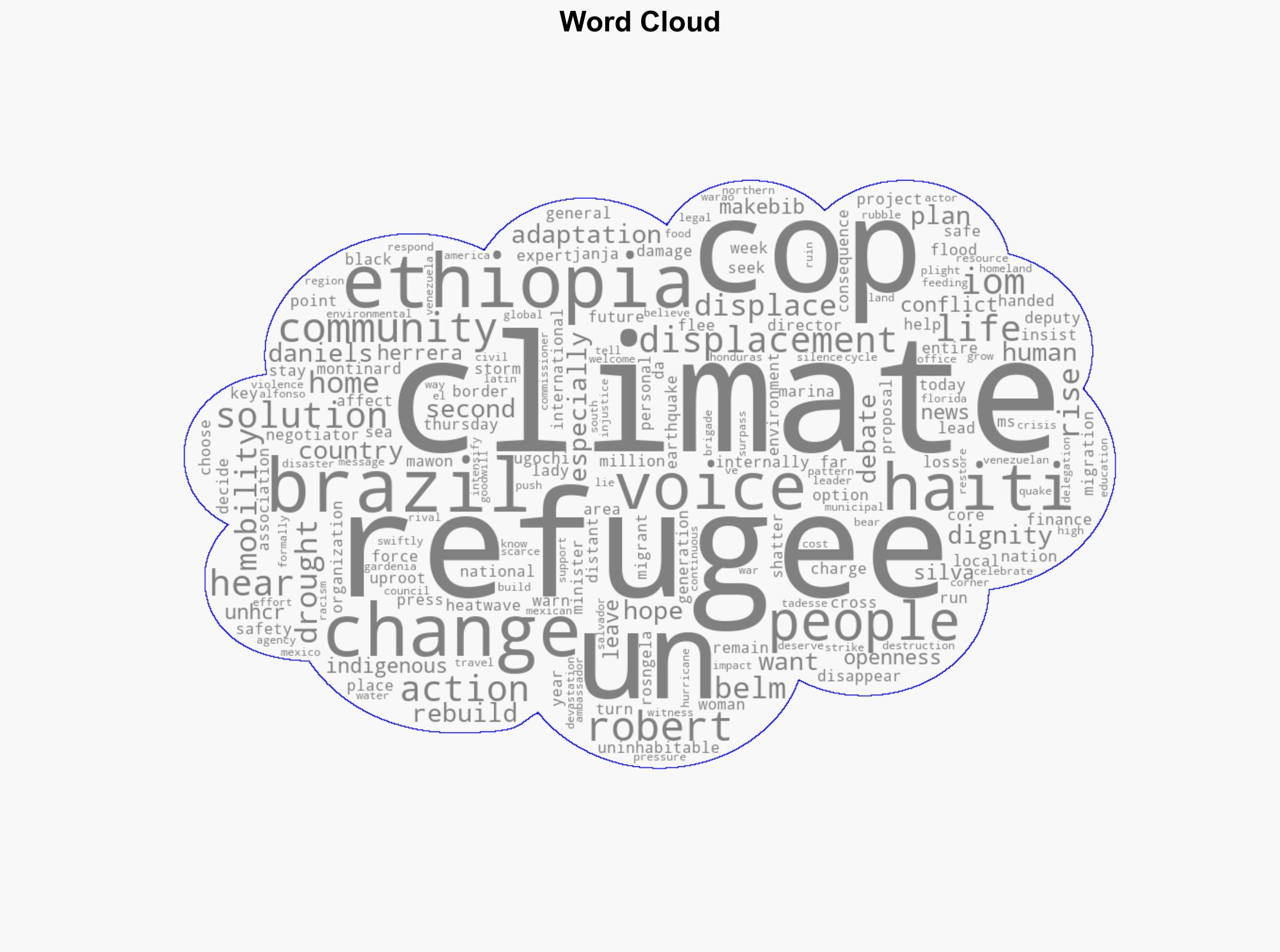From Haiti to Ethiopia voices of climate displacement at COP30 - UN News - Image 1