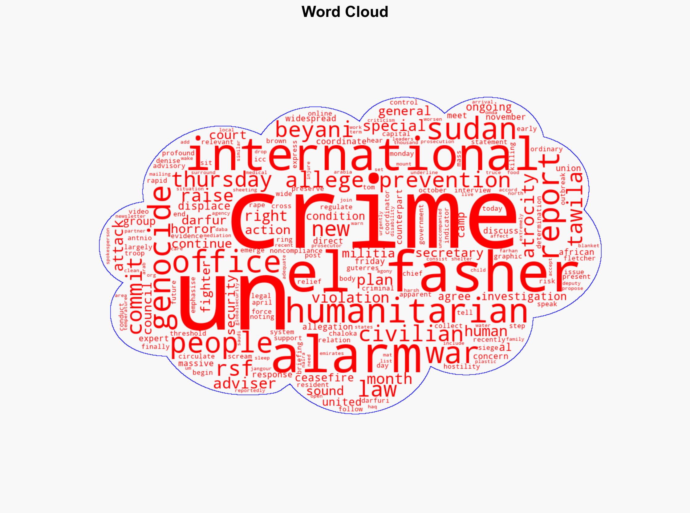 Genocide prevention expert raises alarm over alleged Sudan atrocity crimes - Globalsecurity.org - Image 1