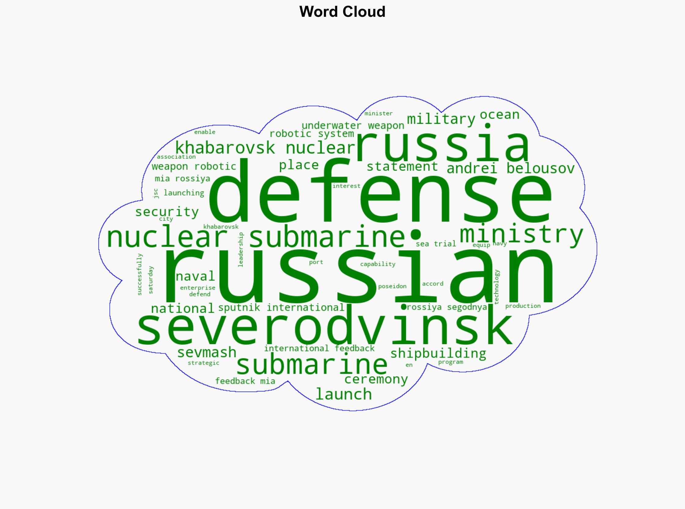 Khabarovsk Nuclear Submarine Launched in Russia's Severodvinsk - Sputnikglobe.com - Image 1