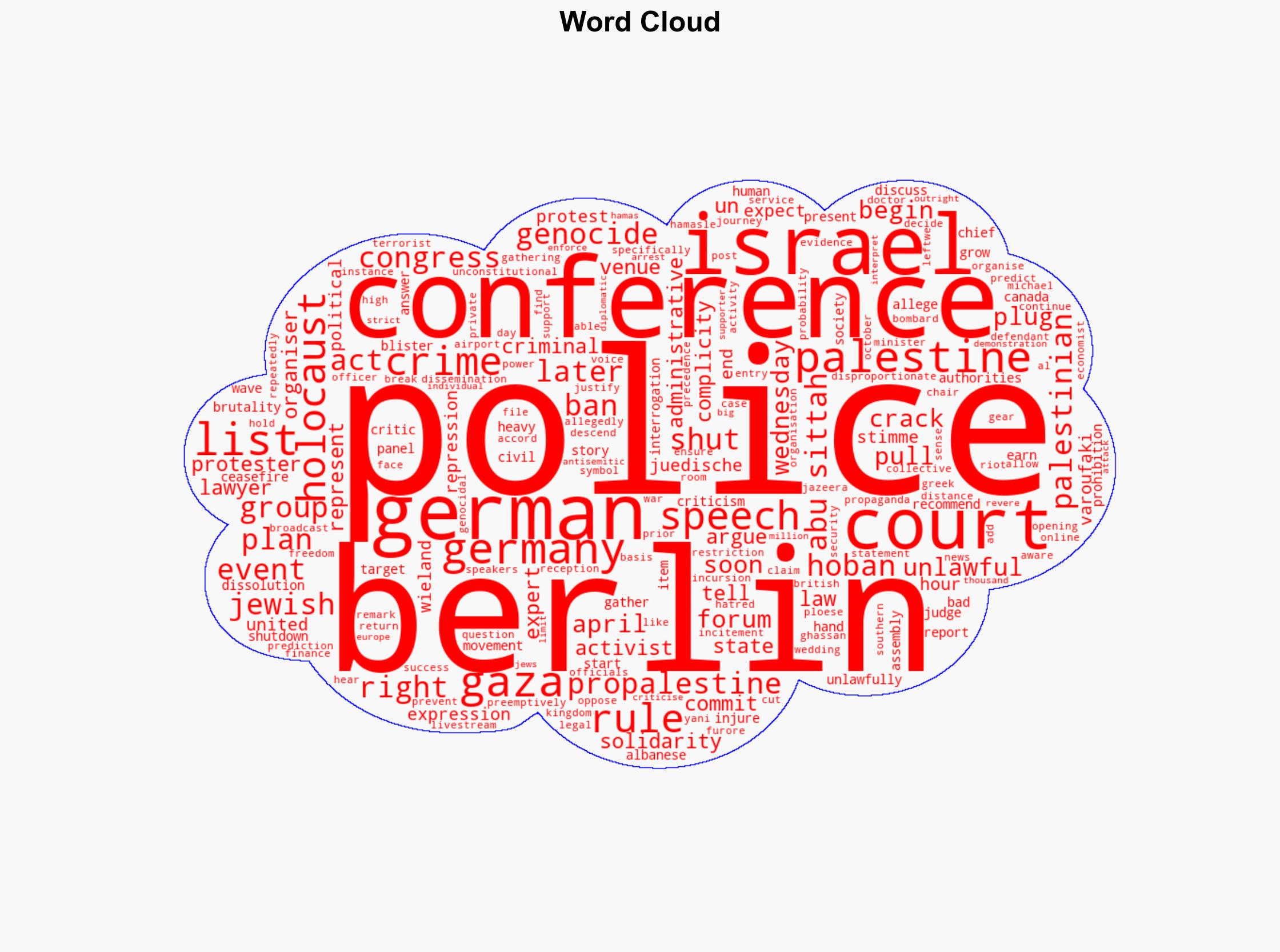 Pro-Palestine conference leaders sue Berlin officials who shut down event - Image 1