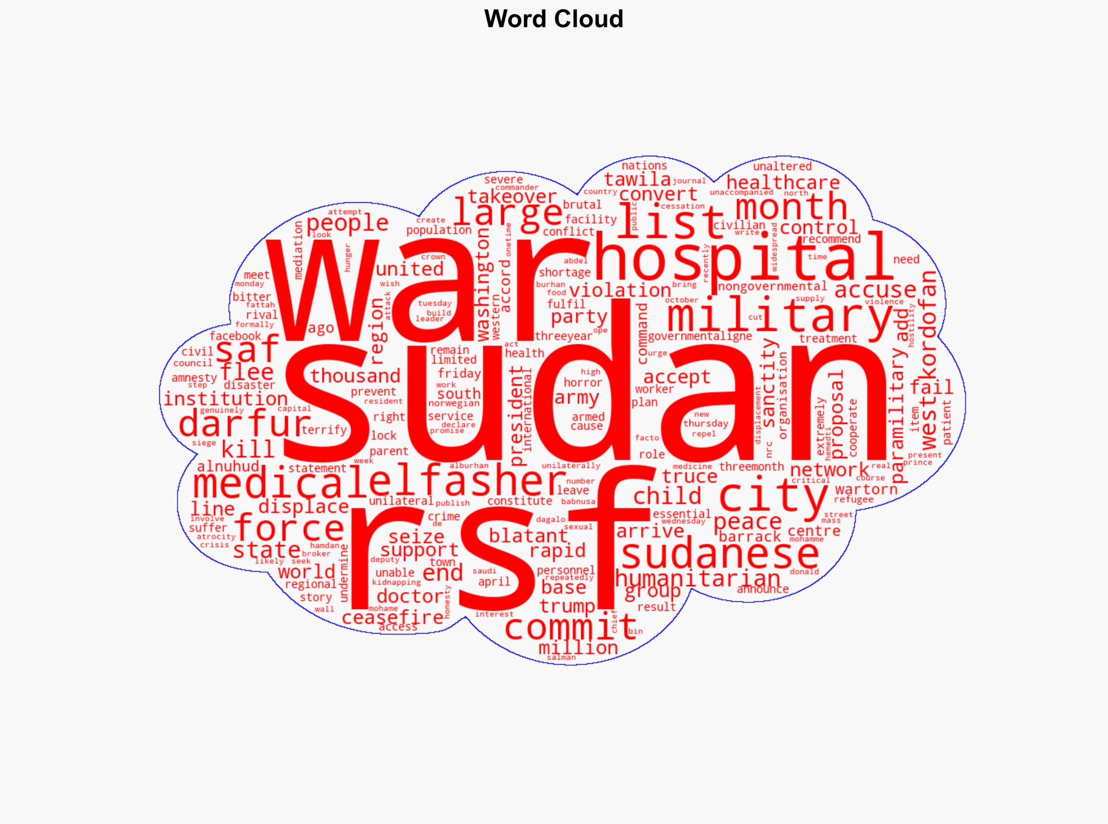RSF converts hospital in Sudans West Kordofan into military base - Image 1