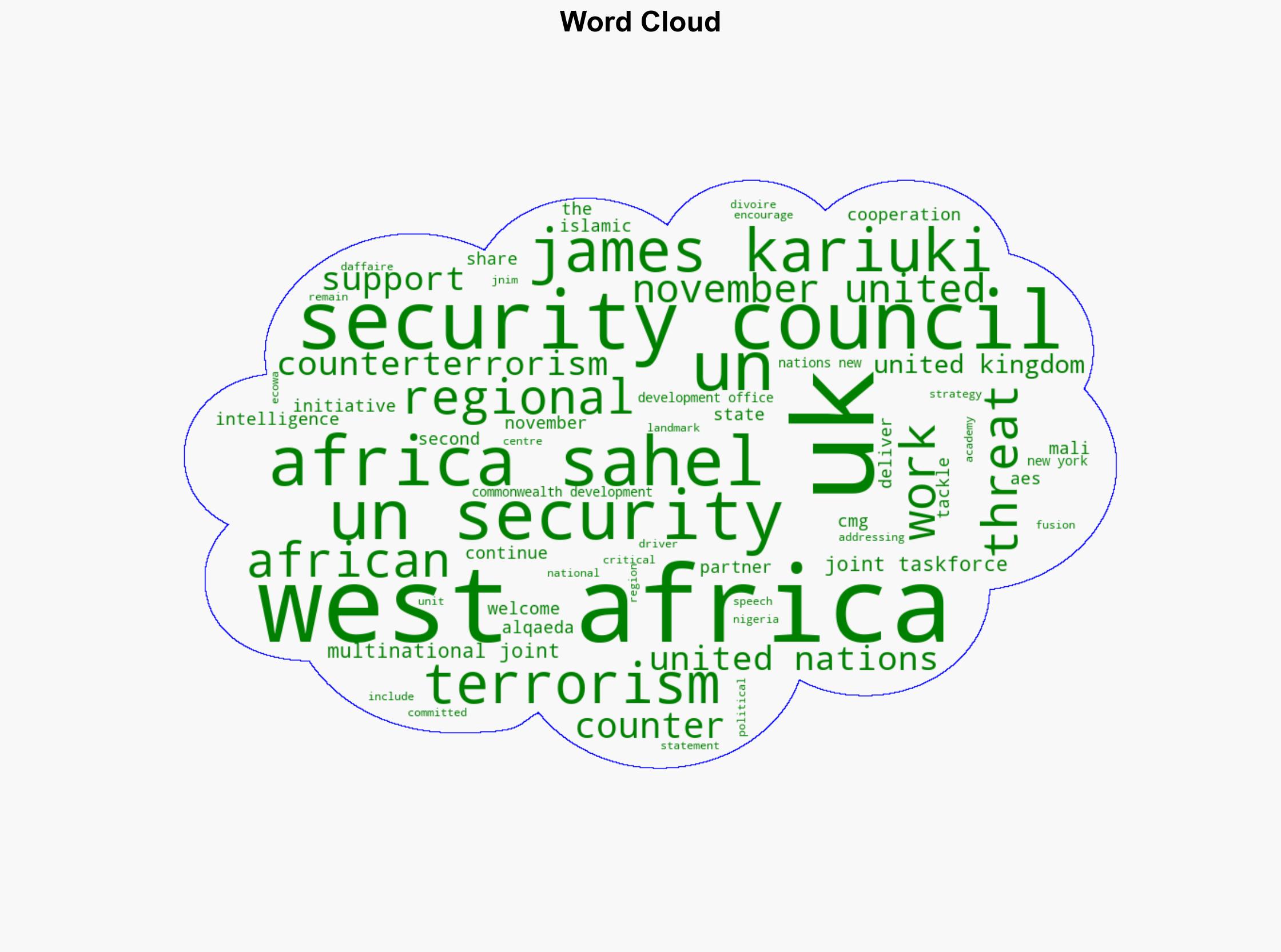 Regional security and political cooperation is critical to addressing the threat of terrorism in West Africa and the Sahel UK statement at the UN Security Council - Globalsecurity.org - Image 1