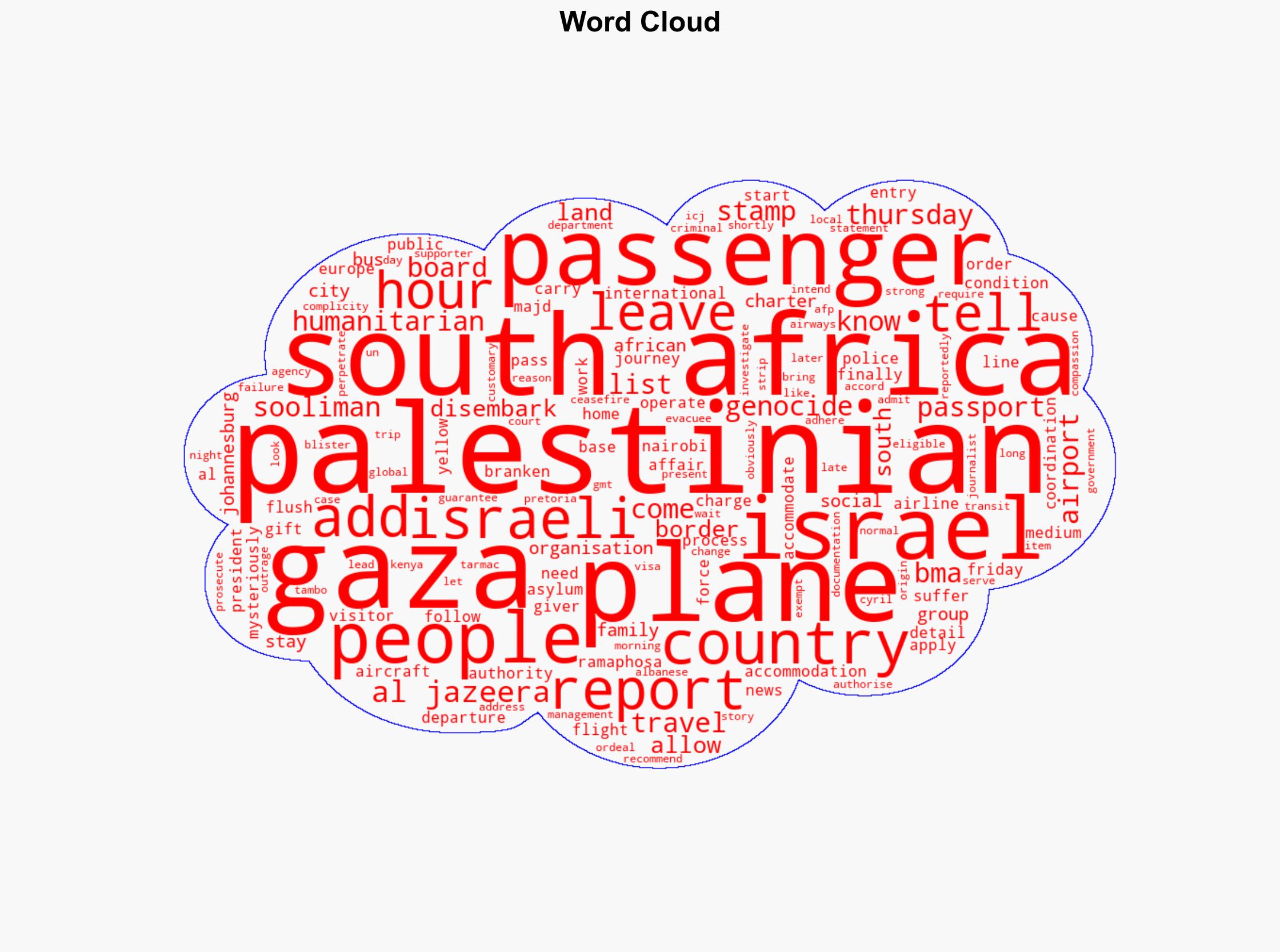 South Africa lets 153 Palestinians disembark following 12-hour plane ordeal - Al Jazeera English - Image 1