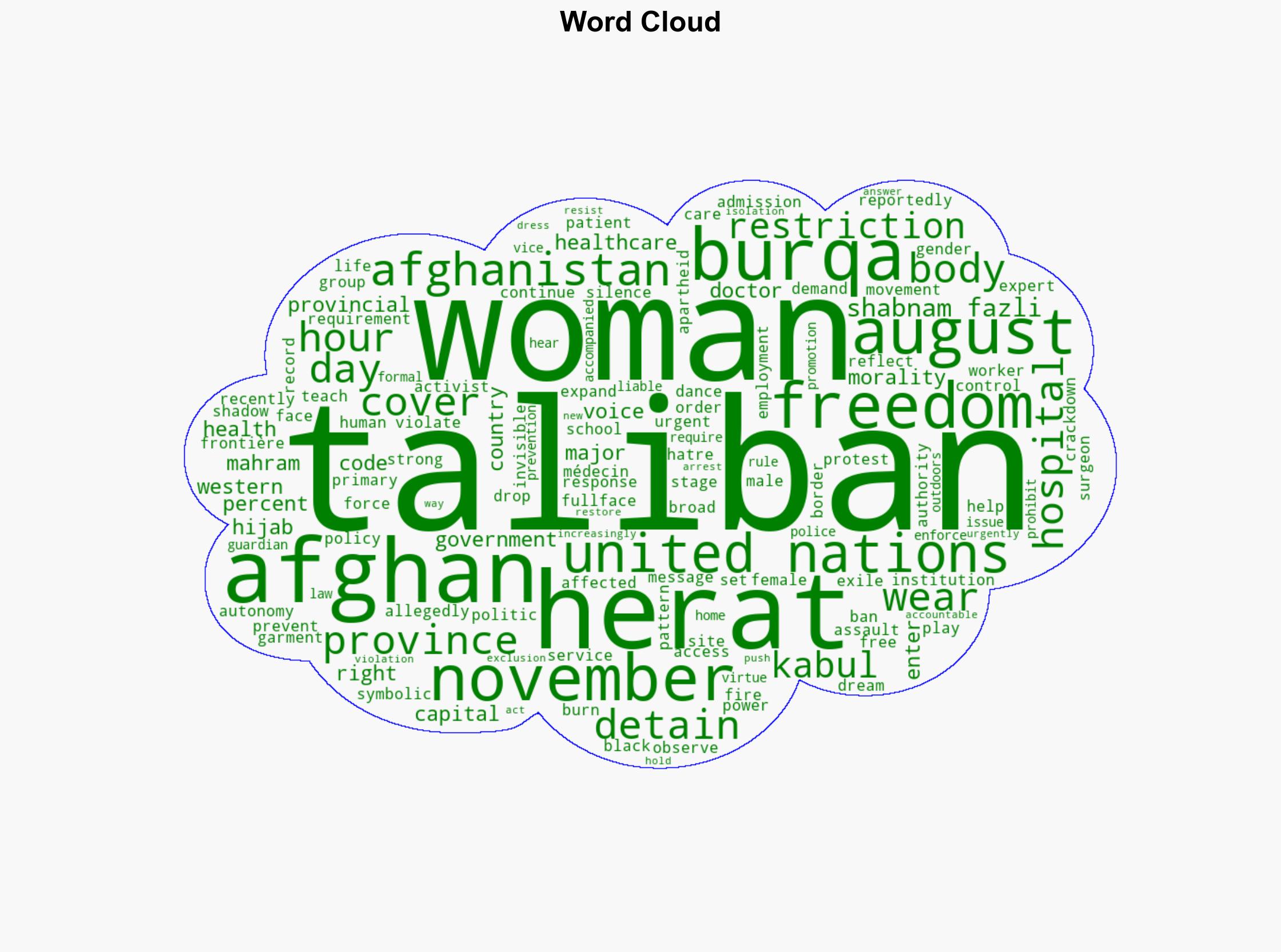 Talibans Mandatory Burqa in Herat Assaults Womens Autonomy - Human Rights Watch - Image 1