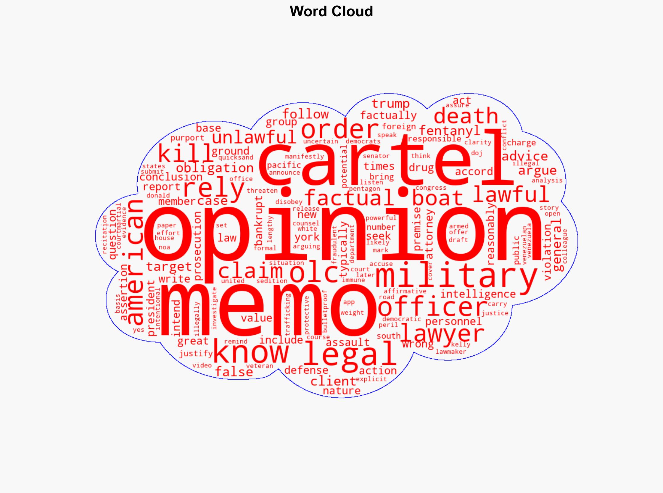 The DOJs Cartels Memo Is Legal Quicksand - Image 1