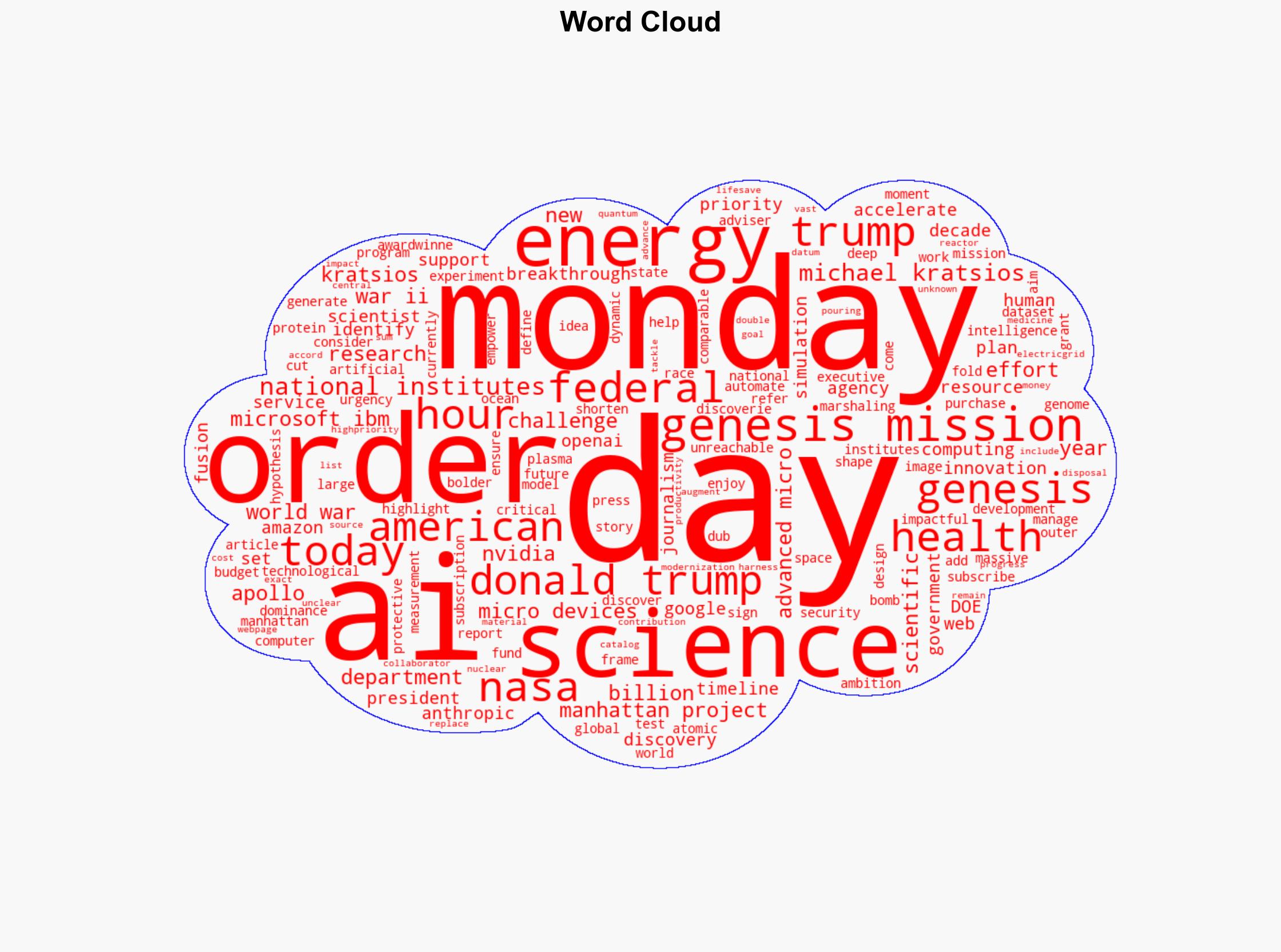 Trump Orders Genesis Mission to Advance AI Breakthroughs - Image 1