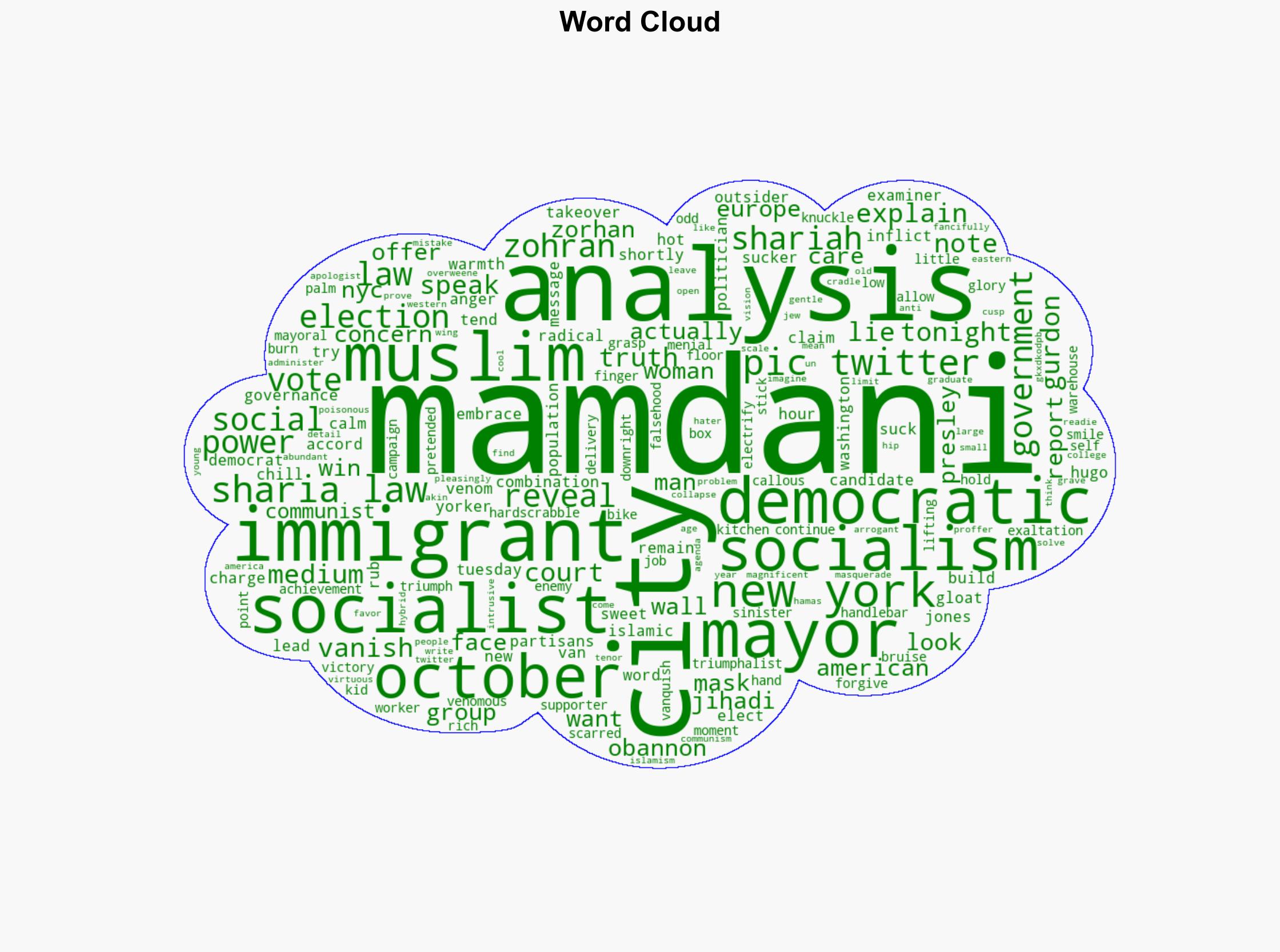 WATCH Moderate Muslim democratic socialist Mamdani reveals venom as his fans openly call for Shariah law in New York - Wnd.com - Image 1