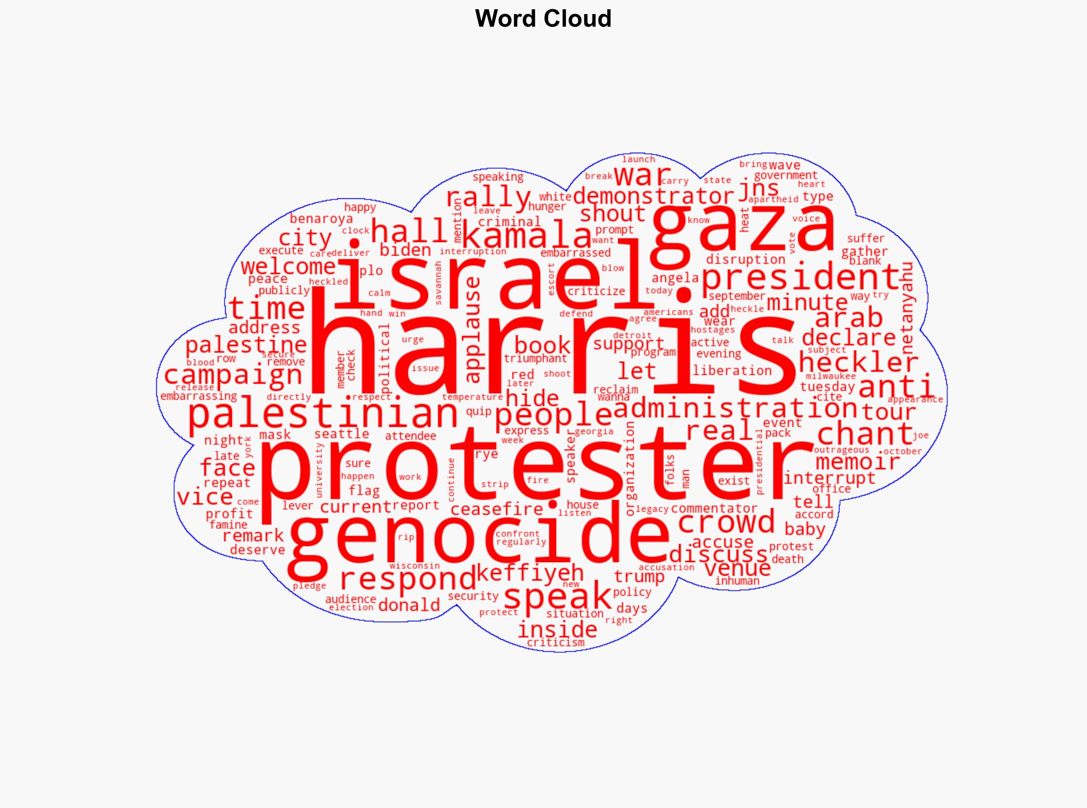 Watch Kamala Harris disrupted by anti-Israel protesters at Seattle book event - Israelnationalnews.com - Image 1