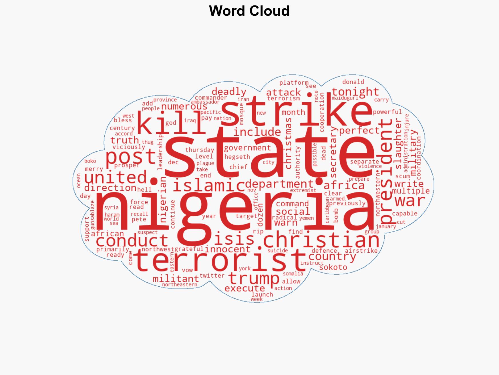 BREAKING Trump says US launched numerous deadly strikes on terrorists in Nigeria - Image 1