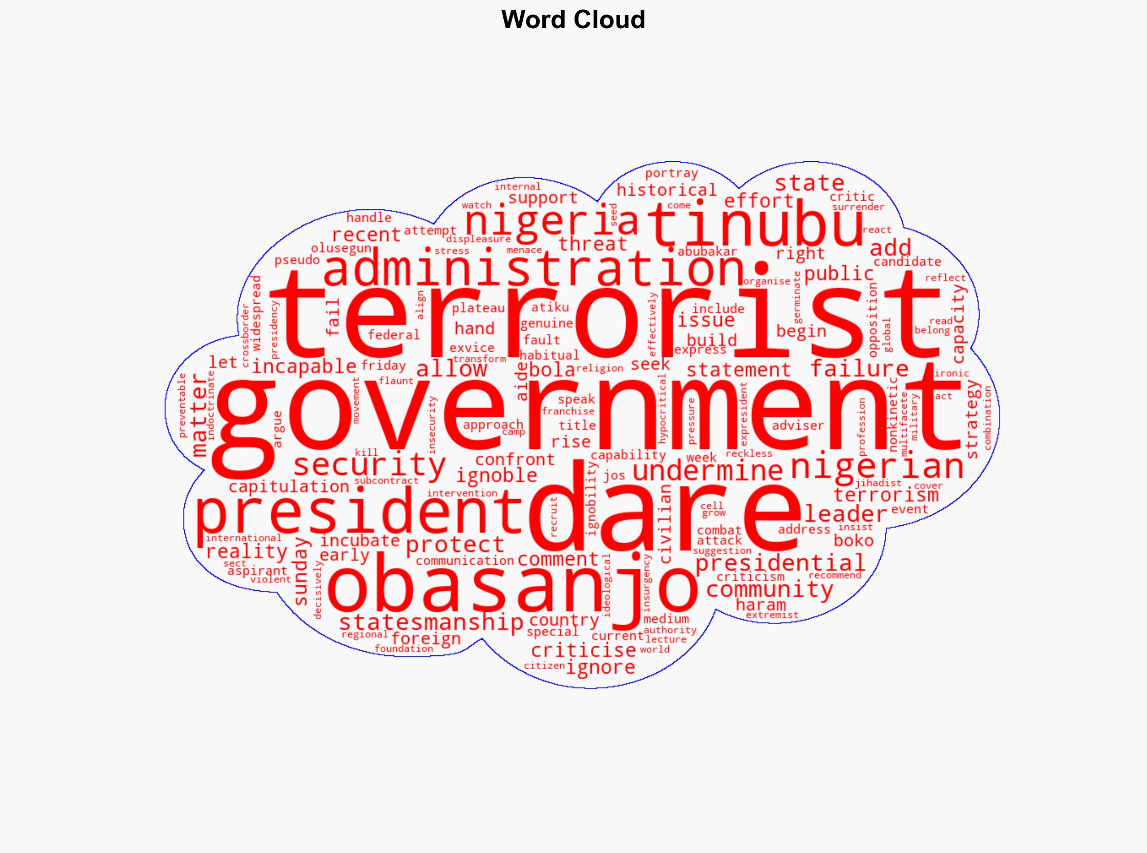 Boko Haram began under your watch Tinubus aide replies Obasanjo - Image 1