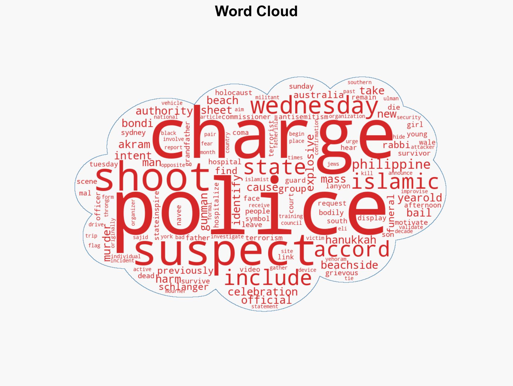 Suspect in Bondi Beach massacre is charged with murder and terrorism - Image 1