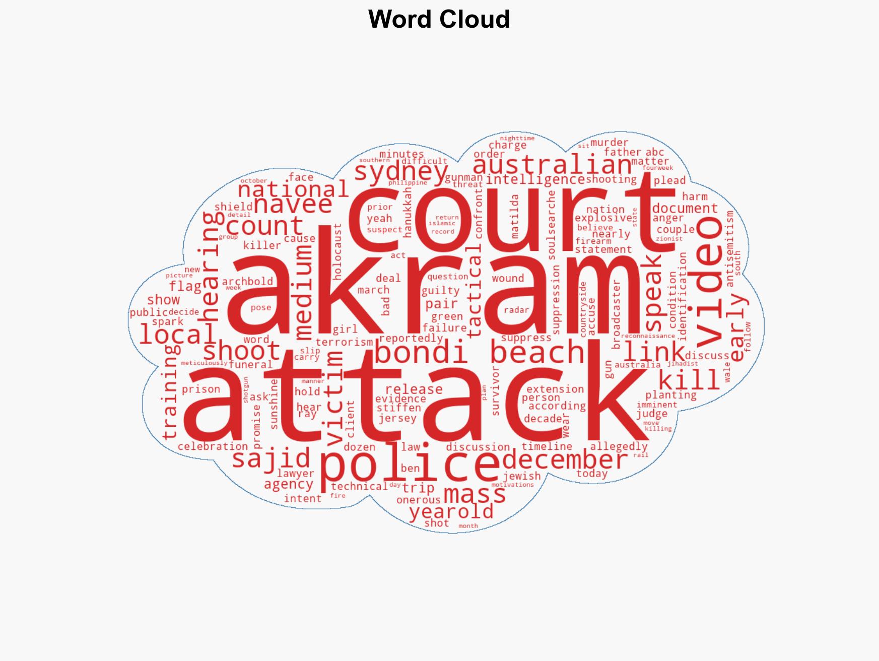 Accused Bondi Beach killer Naveed Akram appears in Sydney court by video link - Image 1