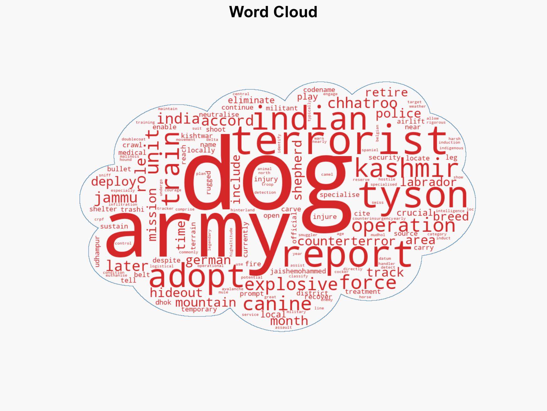 Meet Tyson the local dog adopted by the Indian Army that helped eliminate three terrorists even after being shot - Image 1