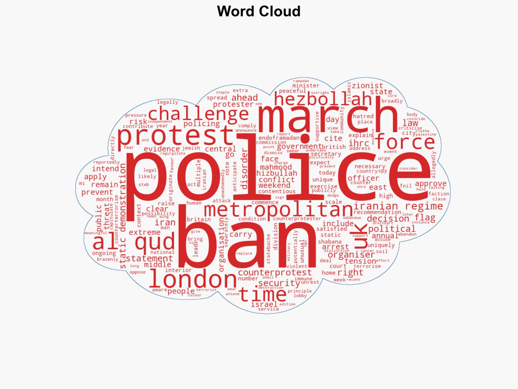 London Police Ban Al Quds Day March This Weekend First Time Protest Banned Since 2012 - Image 1