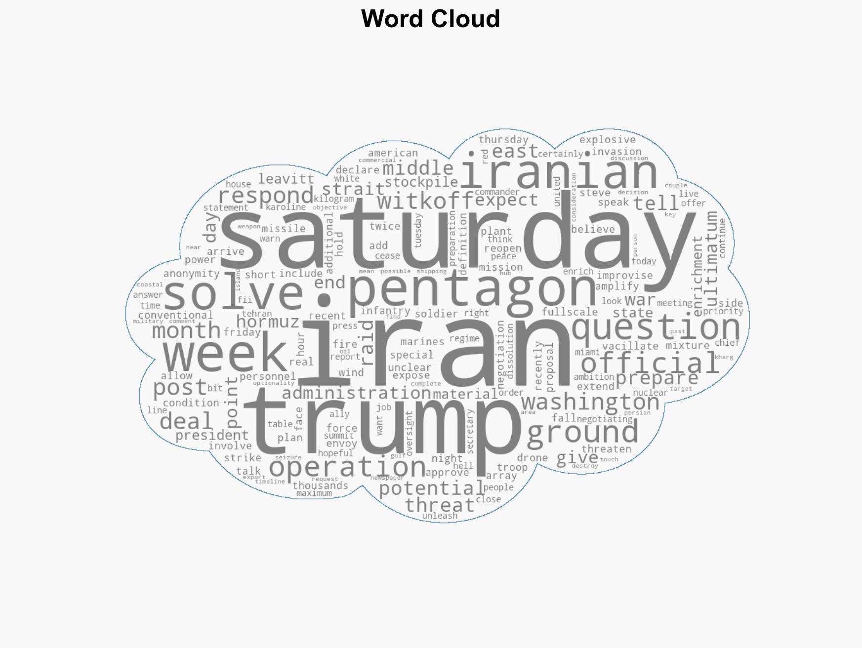 Report Pentagon preparing for weeks-long ground missions in Iran - Image 1