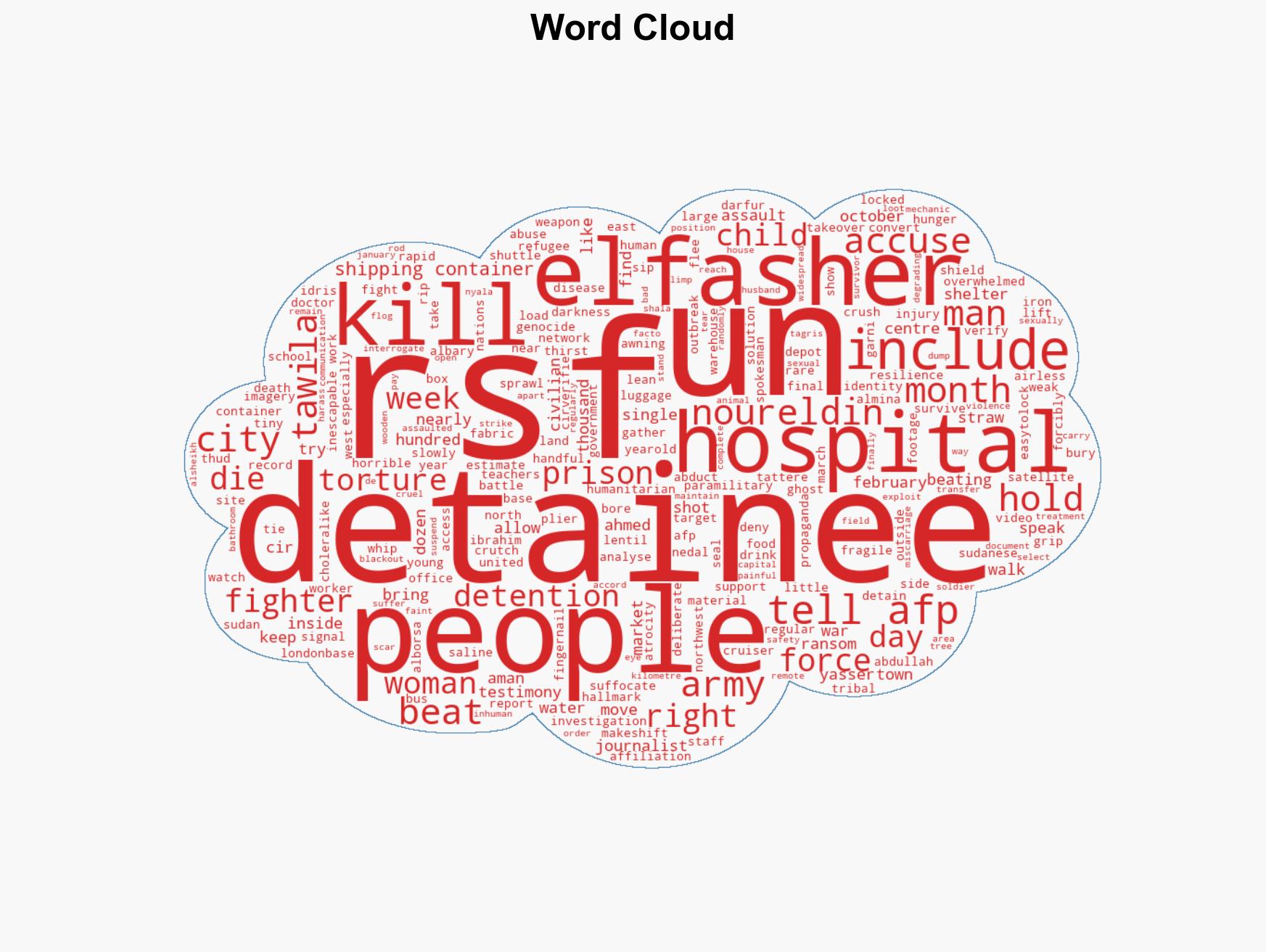 They beat us with whips Sudan RSF detainees tell of horrors in El-Fasher - Image 1